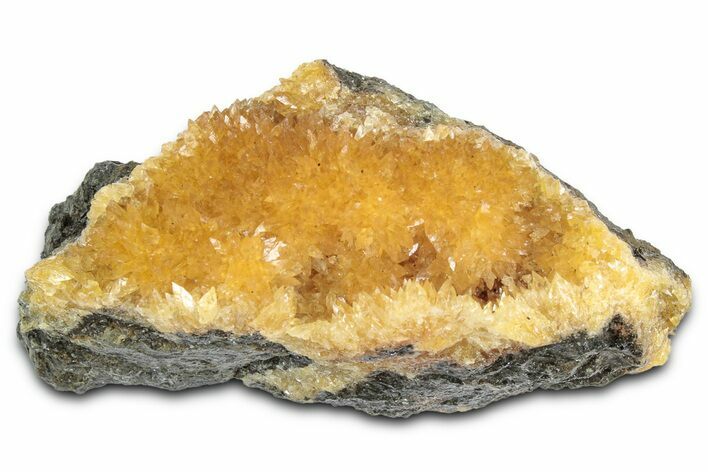 Intense Orange Calcite Crystal Cluster - Poland #332035